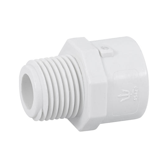 PVC-611 Adaptador macho de PVC de 1/2", FOSET