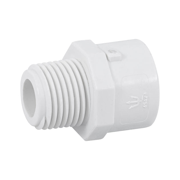 PVC-611 Adaptador macho de PVC de 1/2", FOSET