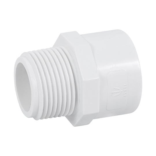 PVC-613 Adaptador macho de PVC de 1", FOSET