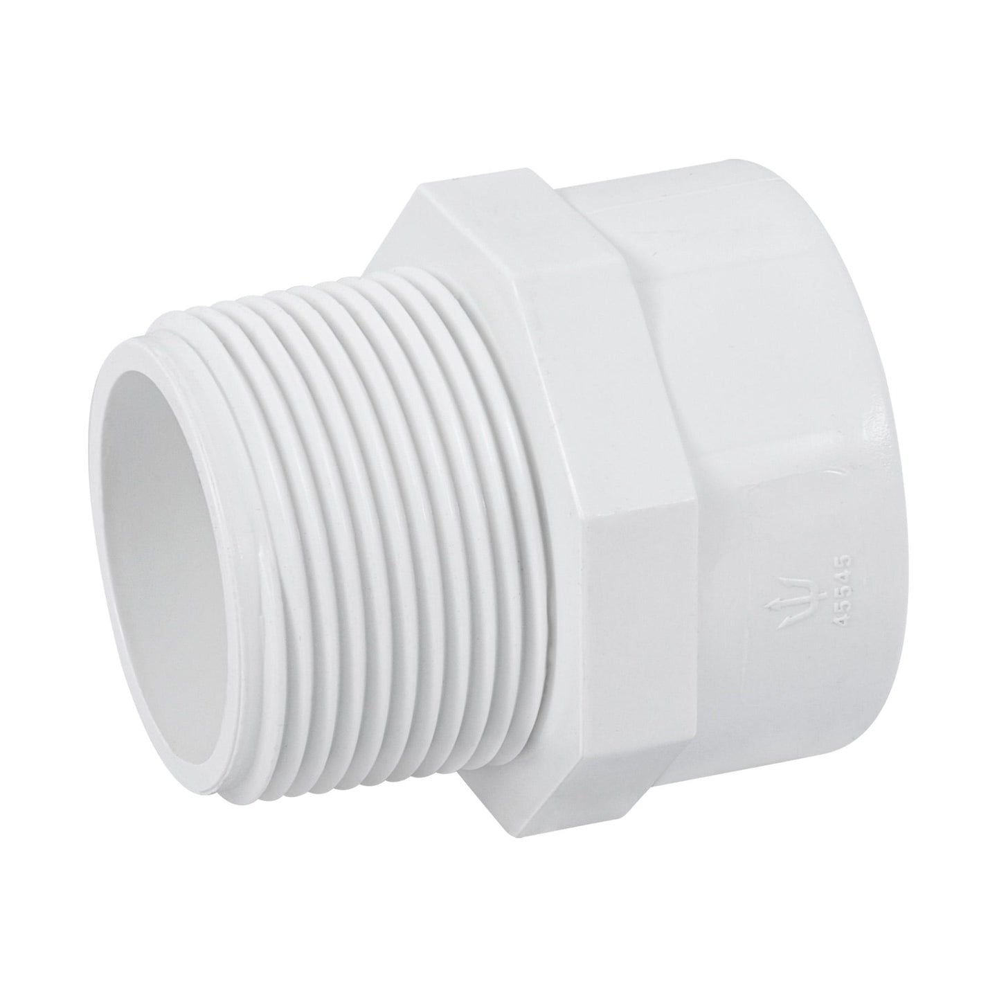 PVC-614 Adaptador macho de PVC de 1-1/4", FOSET