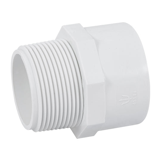 PVC-615 Adaptador macho de PVC de 1-1/2", FOSET