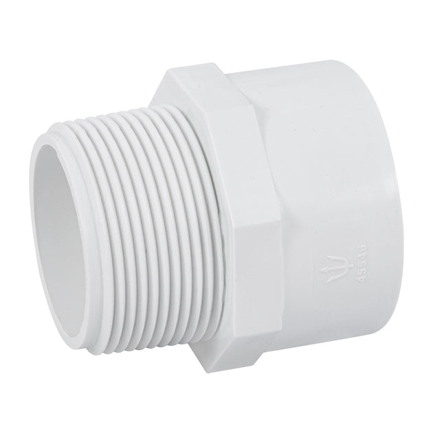 PVC-615 Adaptador macho de PVC de 1-1/2", FOSET