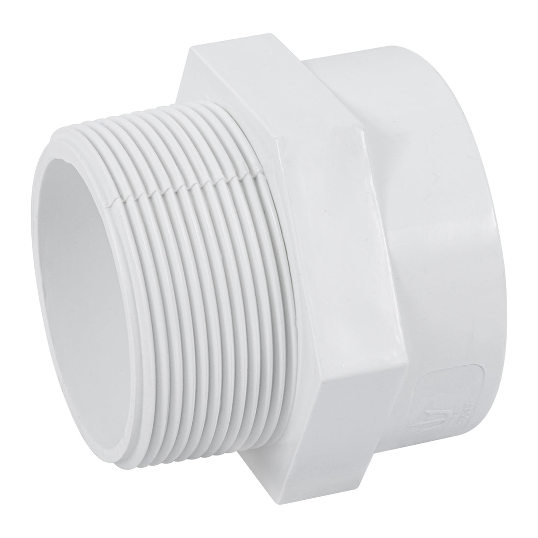 PVC-616 Adaptador macho de PVC de 2", FOSET