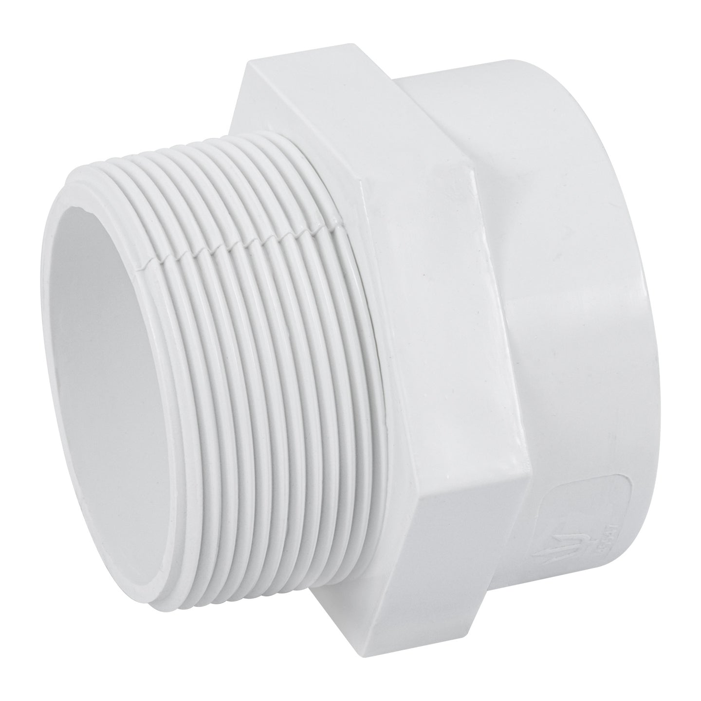 PVC-616 Adaptador macho de PVC de 2", FOSET