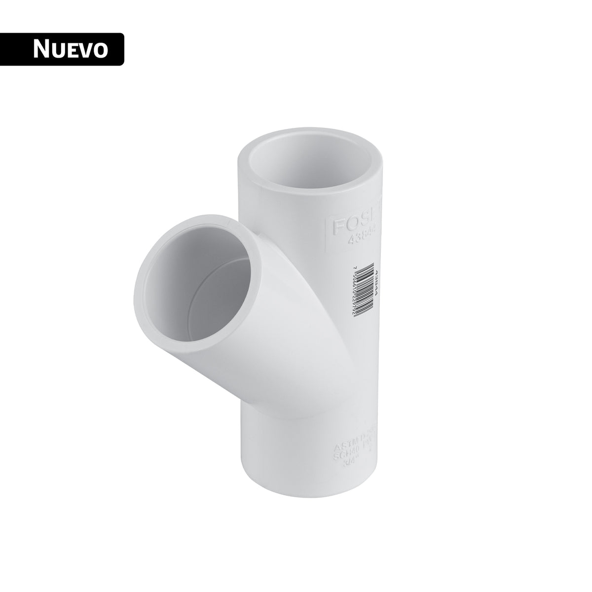 Válvula de Bola PVC Cédula 40 Foset PVC-802 | 34 kgf/cm² | Agua Fría