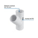 Válvula de Bola PVC Cédula 40 Foset PVC-802 | 34 kgf/cm² | Agua Fría
