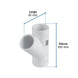 Yee Sencilla de PVC Foset PVC-803, 1" (25 mm), Presión 32 kgf/cm²