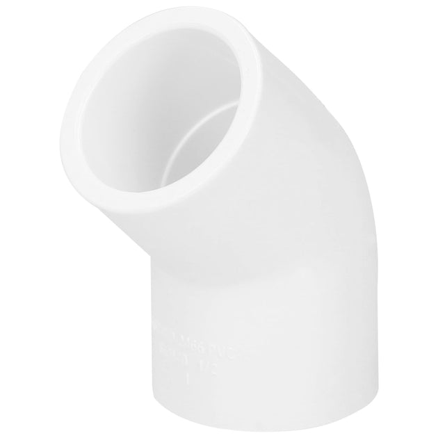 PVC-861 Codo 45° de PVC de 1/2", FOSET