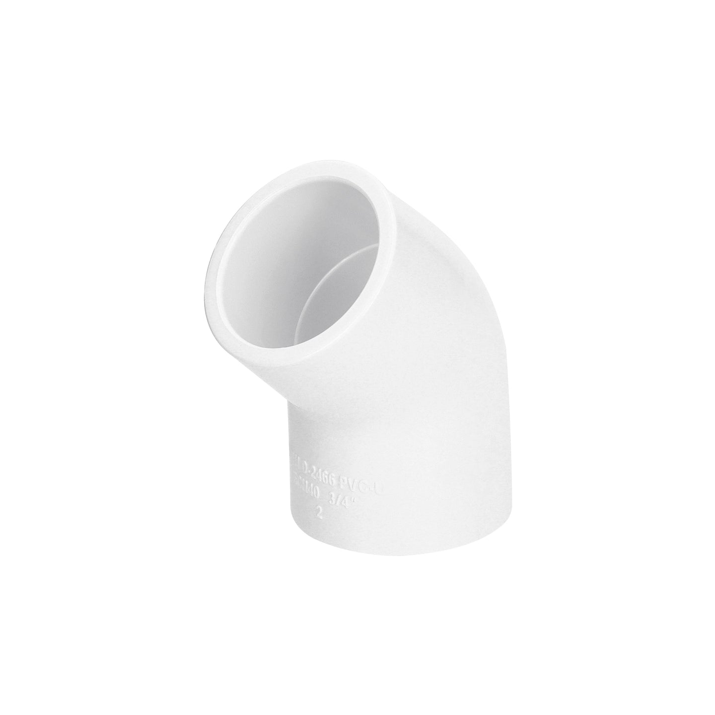 PVC-862 Codo 45° de PVC de 3/4", FOSET