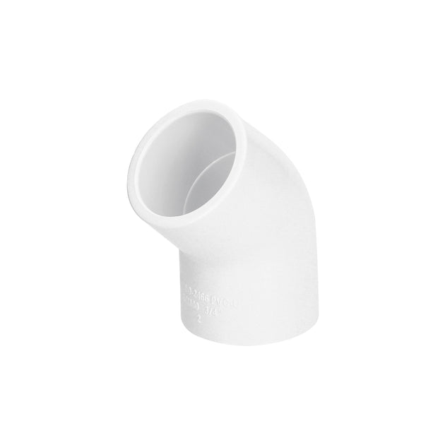 PVC-862 Codo 45° de PVC de 3/4", FOSET
