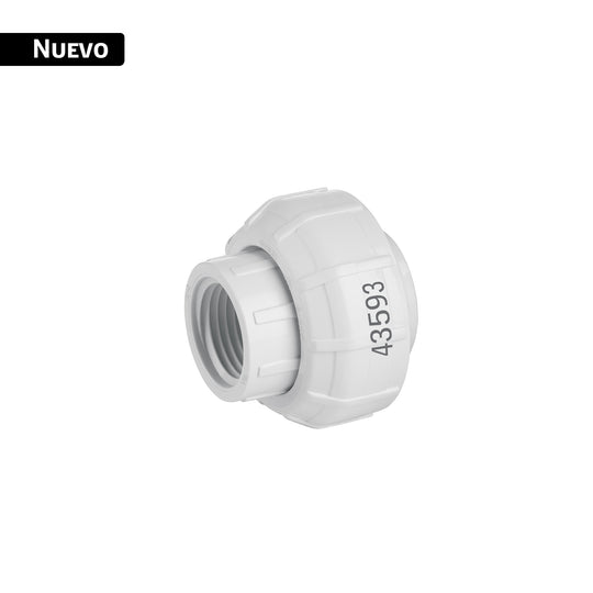 Válvula de PVC Cédula 40 1/2" NPT - Foset PVC-981
