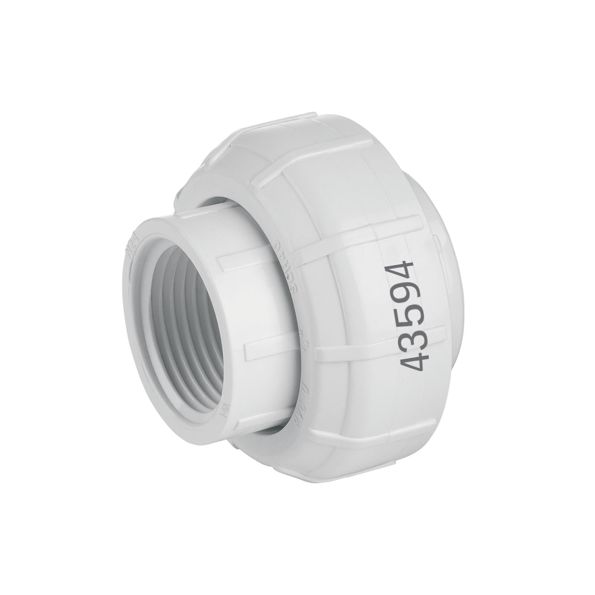 Tuerca Unión Roscable PVC Foset PVC-982, 3/4", 34 kgf/cm²