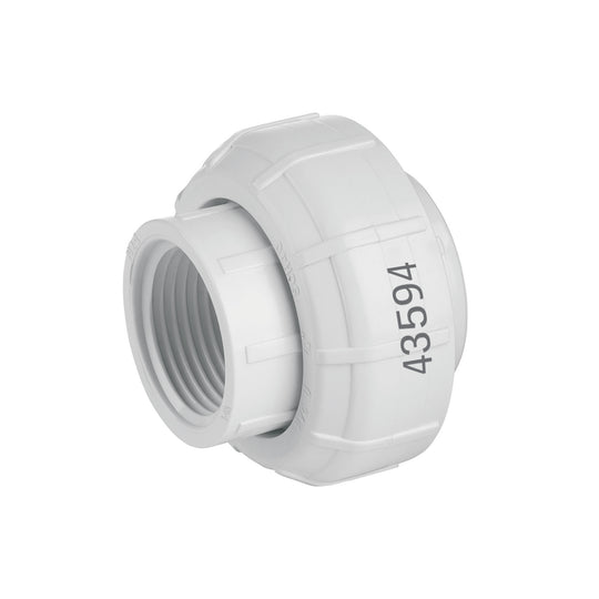 Tuerca Unión Roscable PVC Foset PVC-982, 3/4", 34 kgf/cm²