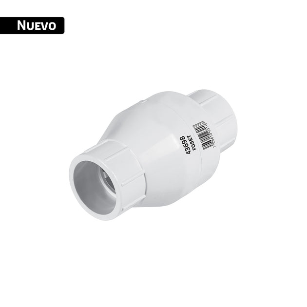 Válvula de Retención PVC Foset 1-1/2" | PVC-CHE-1-1/2