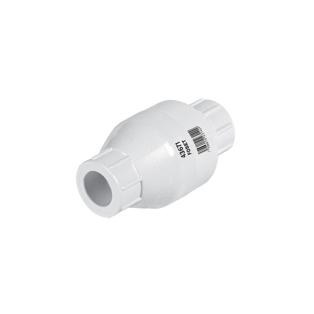 Válvula Check Foset PVC-CHE-1/2, 1/2" (13 mm), PVC cédula 40