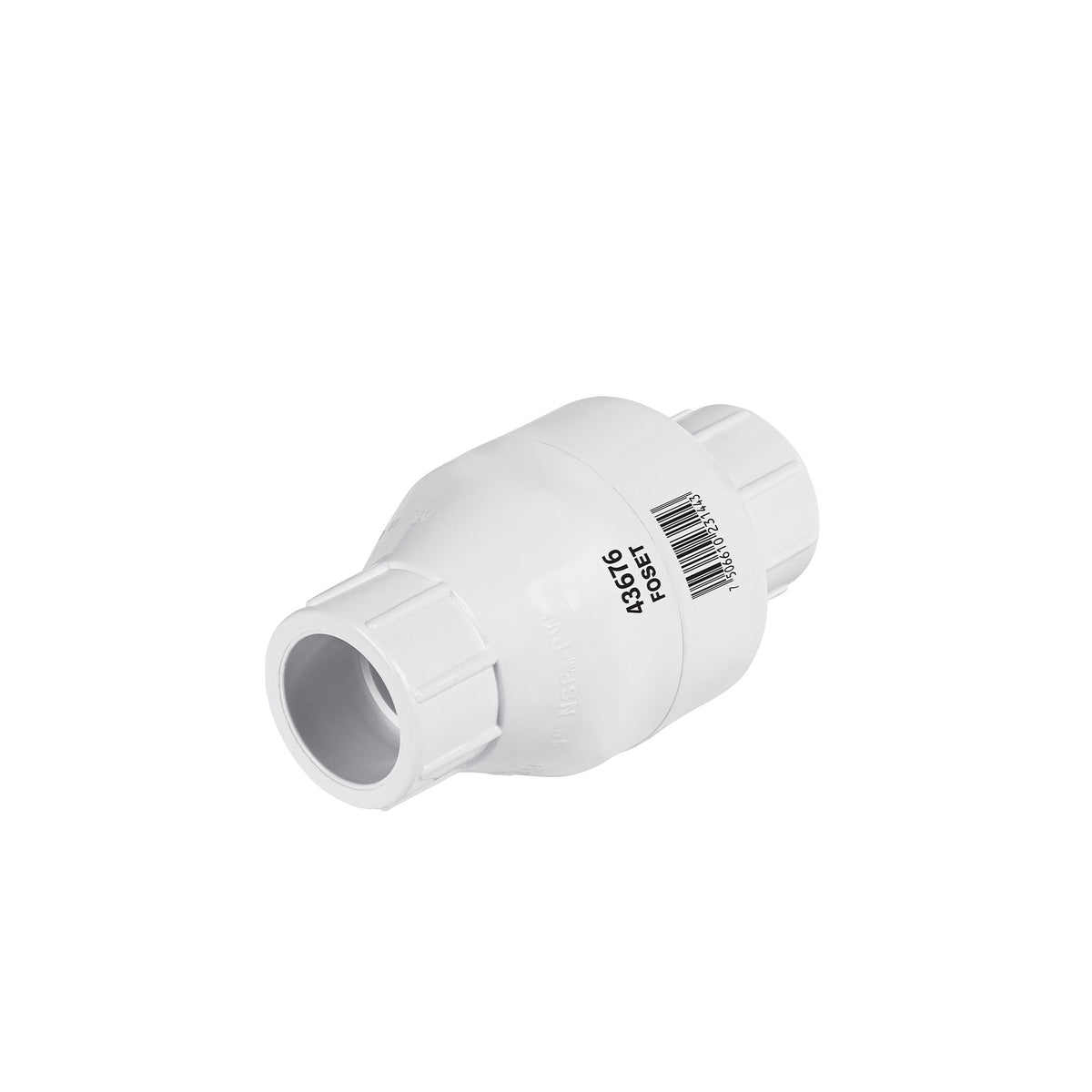 Válvula Check Foset PVC-CHE-1, 1" (25 mm), Cuerpo Cédula 40