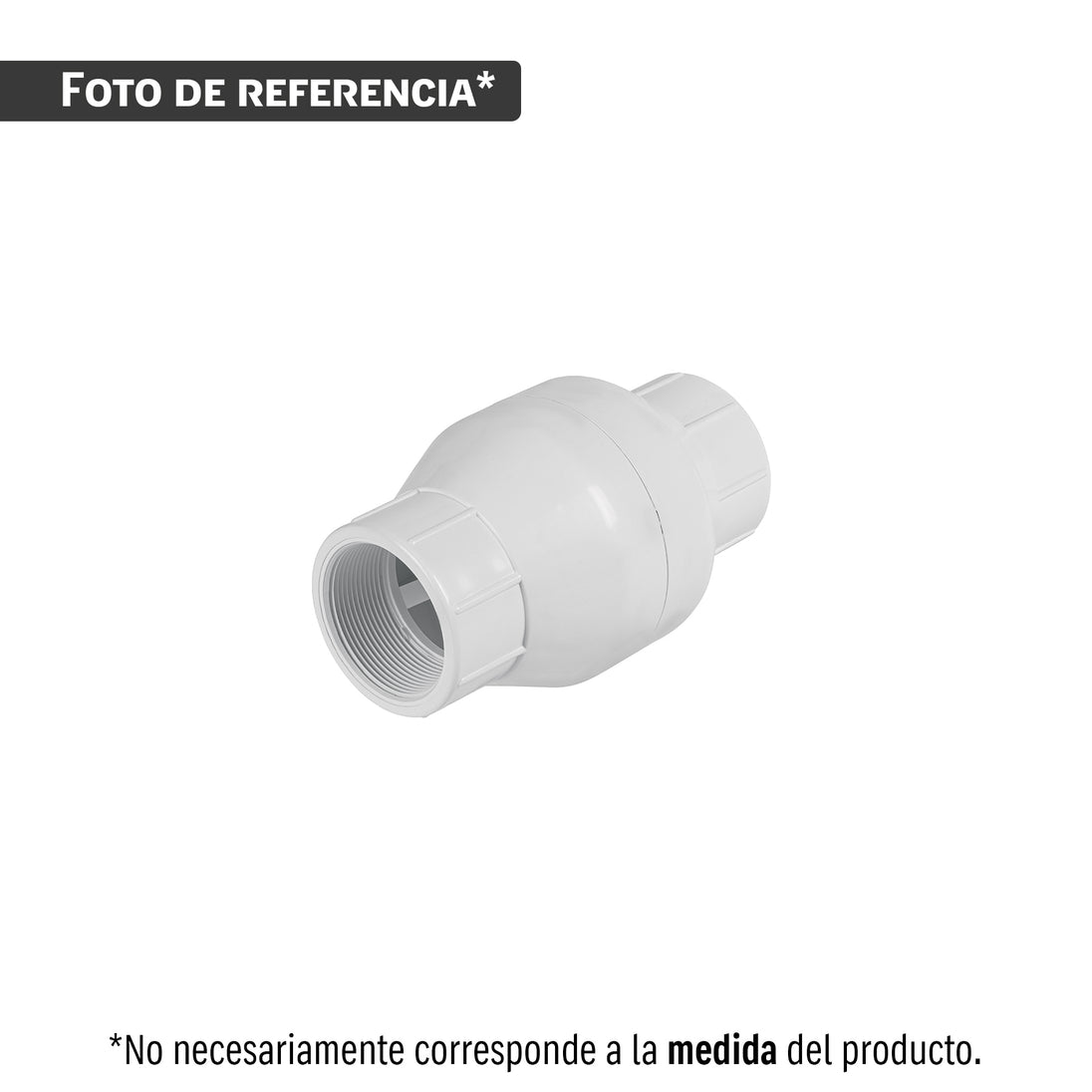 Válvula Check Foset PVC-CHE-2R, 2" NPT, PVC Cédula 40