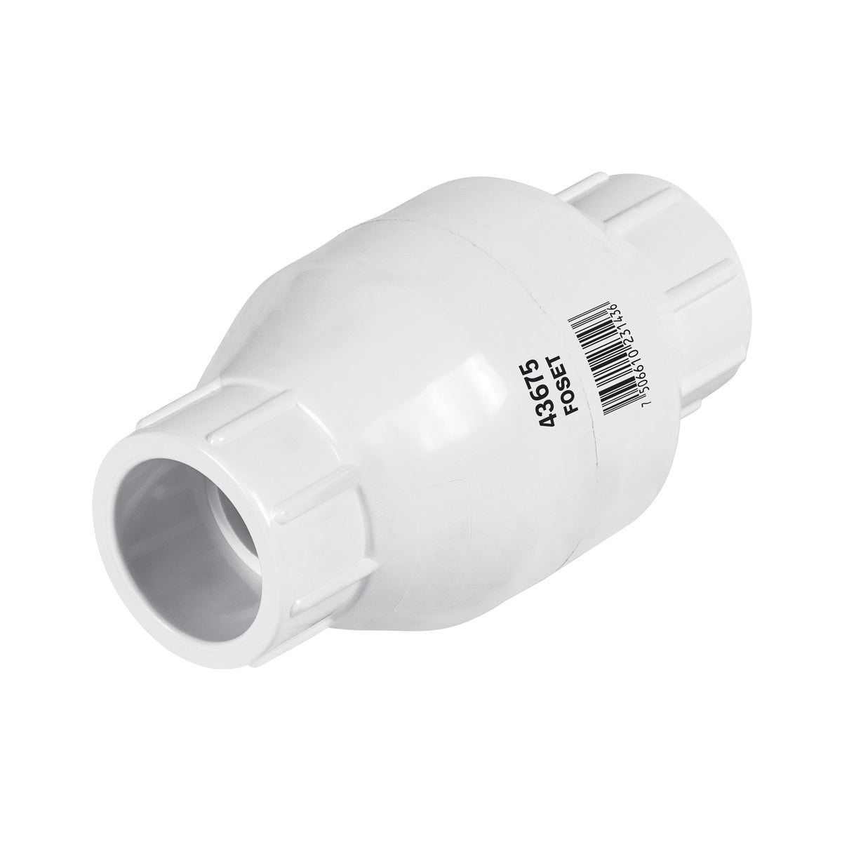 Válvula Check Foset PVC-CHE-3/4R, 3/4" NPT, PVC Cédula 40