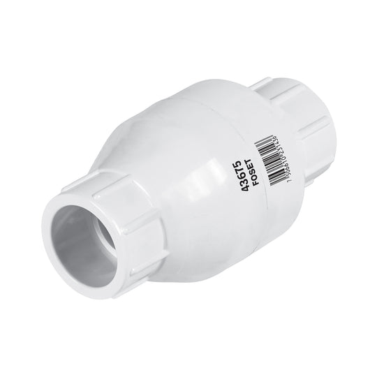 Válvula Check Foset PVC-CHE-3/4R, 3/4" NPT, PVC Cédula 40