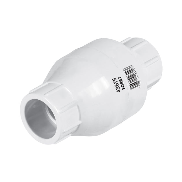 Válvula Check Foset PVC-CHE-3/4R, 3/4" NPT, PVC Cédula 40