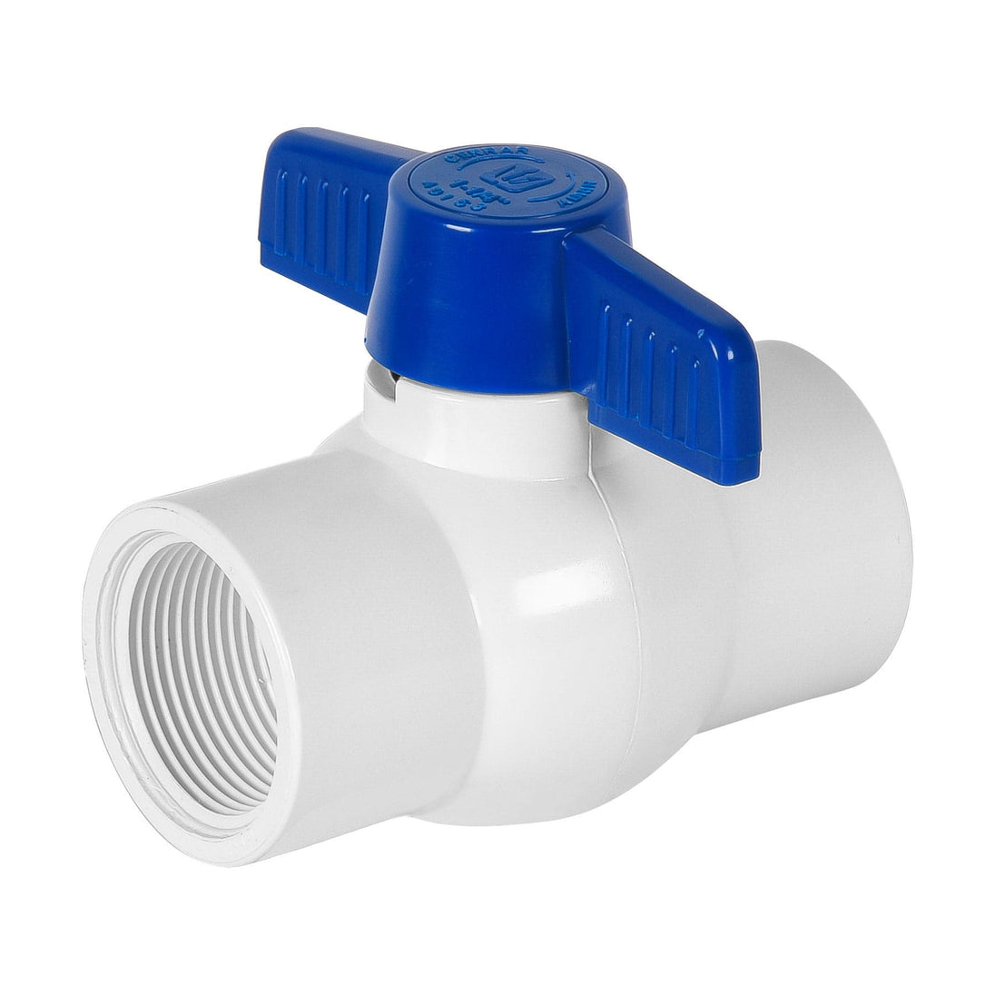 PVC-ES-1-1/4R Válvula esfera de PVC 1-1/4" roscable, FOSET