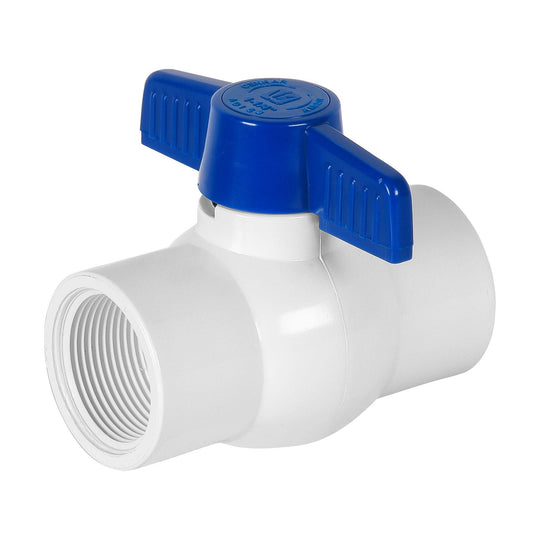 PVC-ES-1-1/4R Válvula esfera de PVC 1-1/4" roscable, FOSET