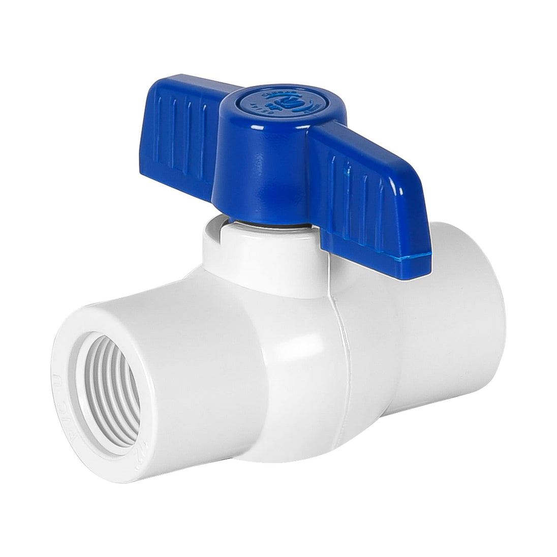 PVC-ES-1/2R Válvula esfera de PVC 1/2" roscable, FOSET