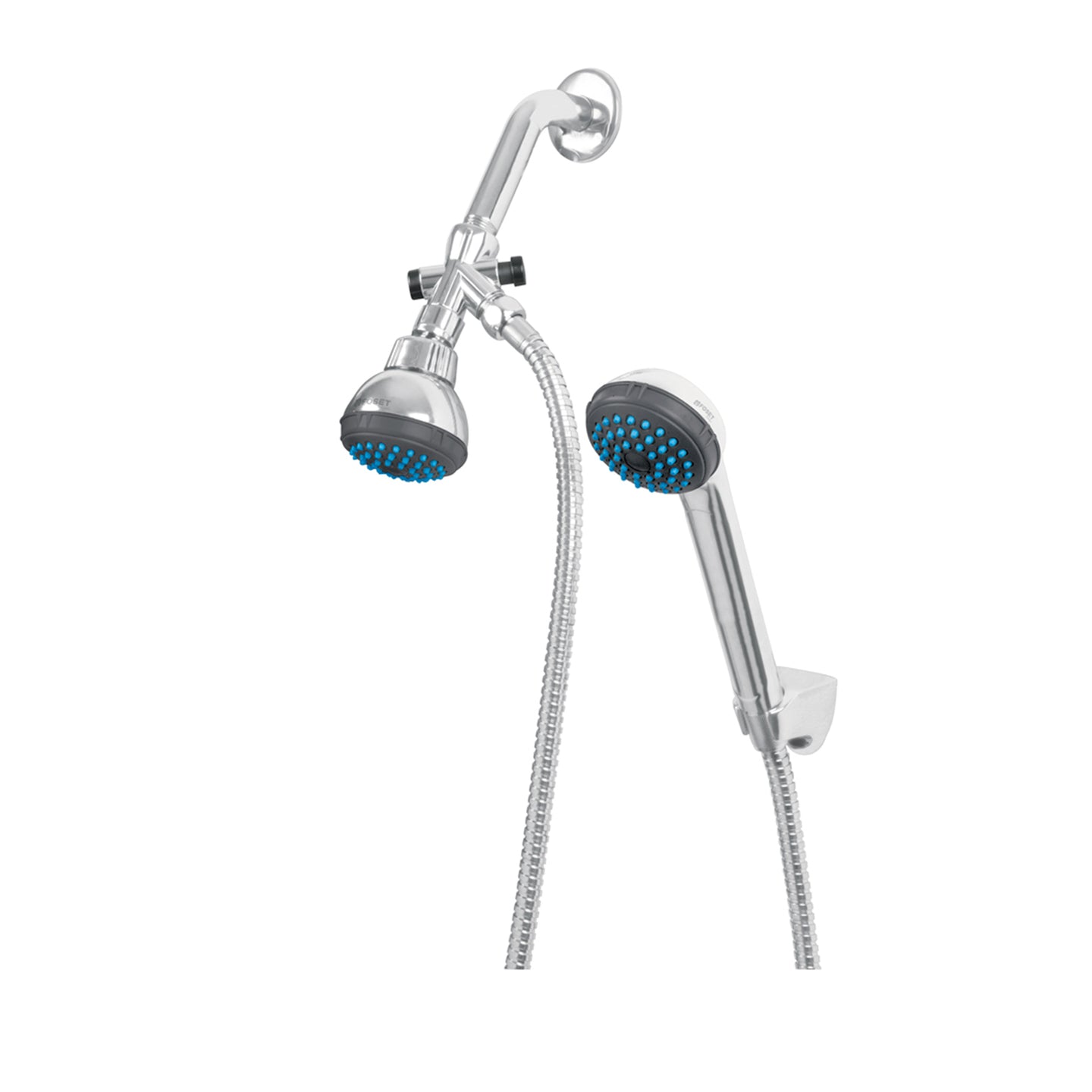 R-007 Regadera 2-1/2" con extensión tipo teléfono, FOSET BASIC