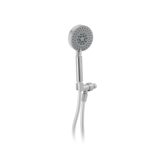 R-012N Regadera satín de teléfono 4" con soporte, FOSET ELEMENT