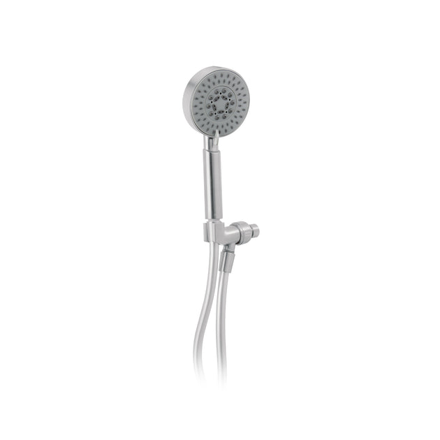 R-012N Regadera satín de teléfono 4" con soporte, FOSET ELEMENT