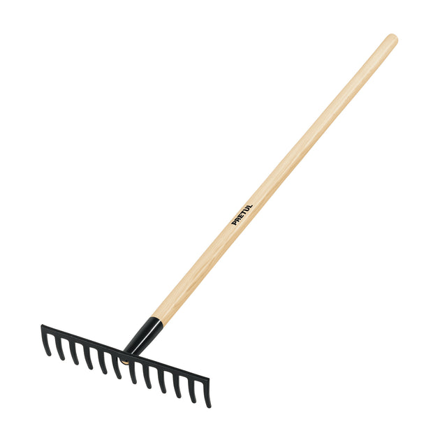 R-12MP Rastrillo recto de 12 dientes, mango de 48", PRETUL