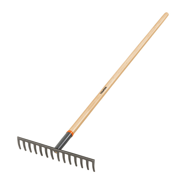 R-14M Rastrillo recto de 14 dientes, mango de 54", Truper