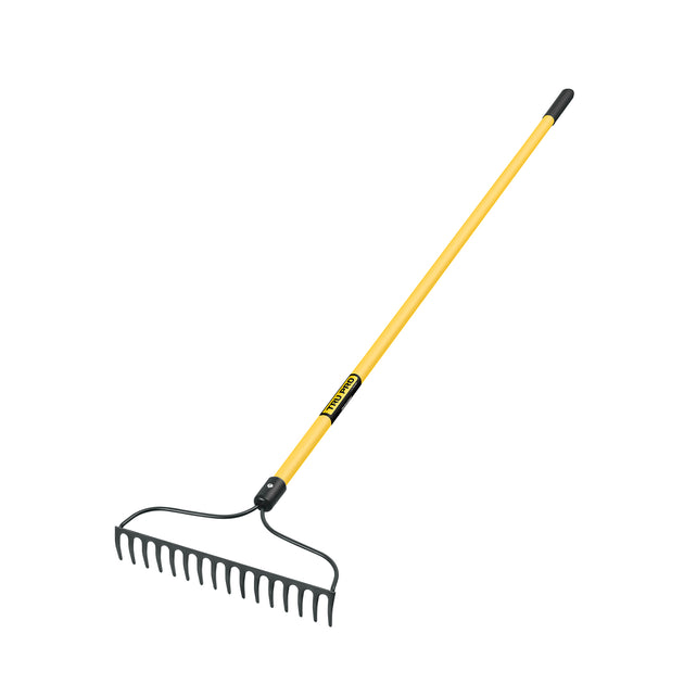 R-16AMF Rastrillo jardinero, 16 dientes, mango 60" fibra de vidrio