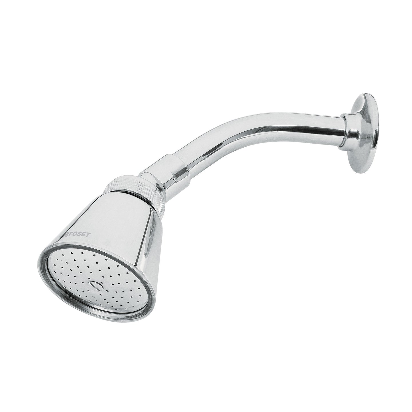 R-200 Regadera redonda 2-3/4",latón, c/brazo y chapeton,cromo,AERO
