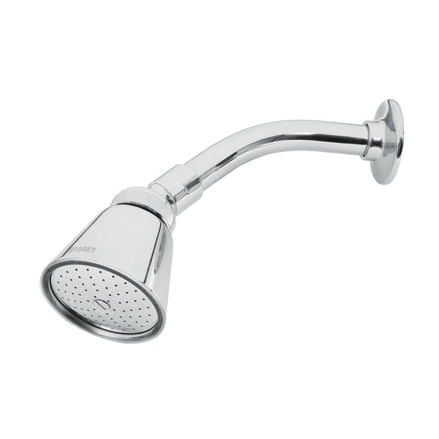 R-200 Regadera redonda 2-3/4",latón, c/brazo y chapeton,cromo,AERO