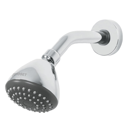 R-201 Regadera redonda 3-1/4", ABS,c/brazo y chapetón, cromo, AERO