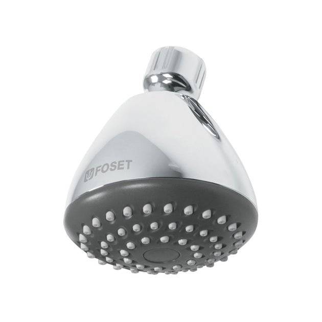 R-201S Regadera redonda 3-1/4", ABS, sin brazo, cromo, AERO