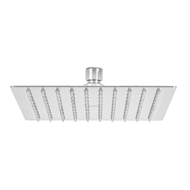 R-308S Regadera plato cuadrado 8" sin brazo, cromo, FOSET RIVIERA