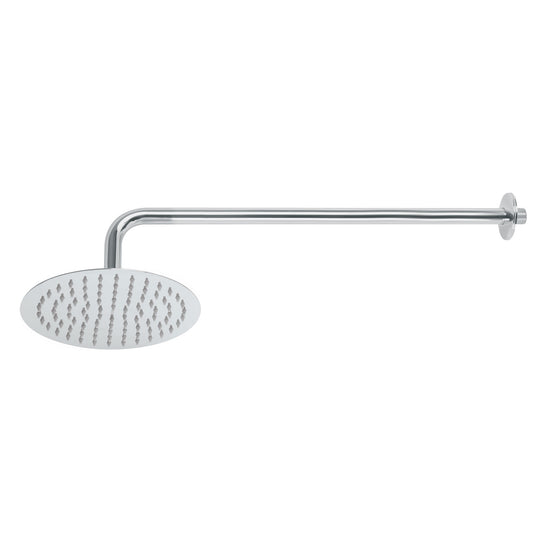 R-309 Regadera plato redondo 8" con brazo, cromo, FOSET RIVIERA