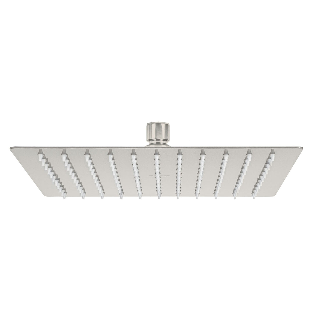 R-310SN Regadera plato cuadrado 10" sin brazo, satín, FOSET RIVIERA