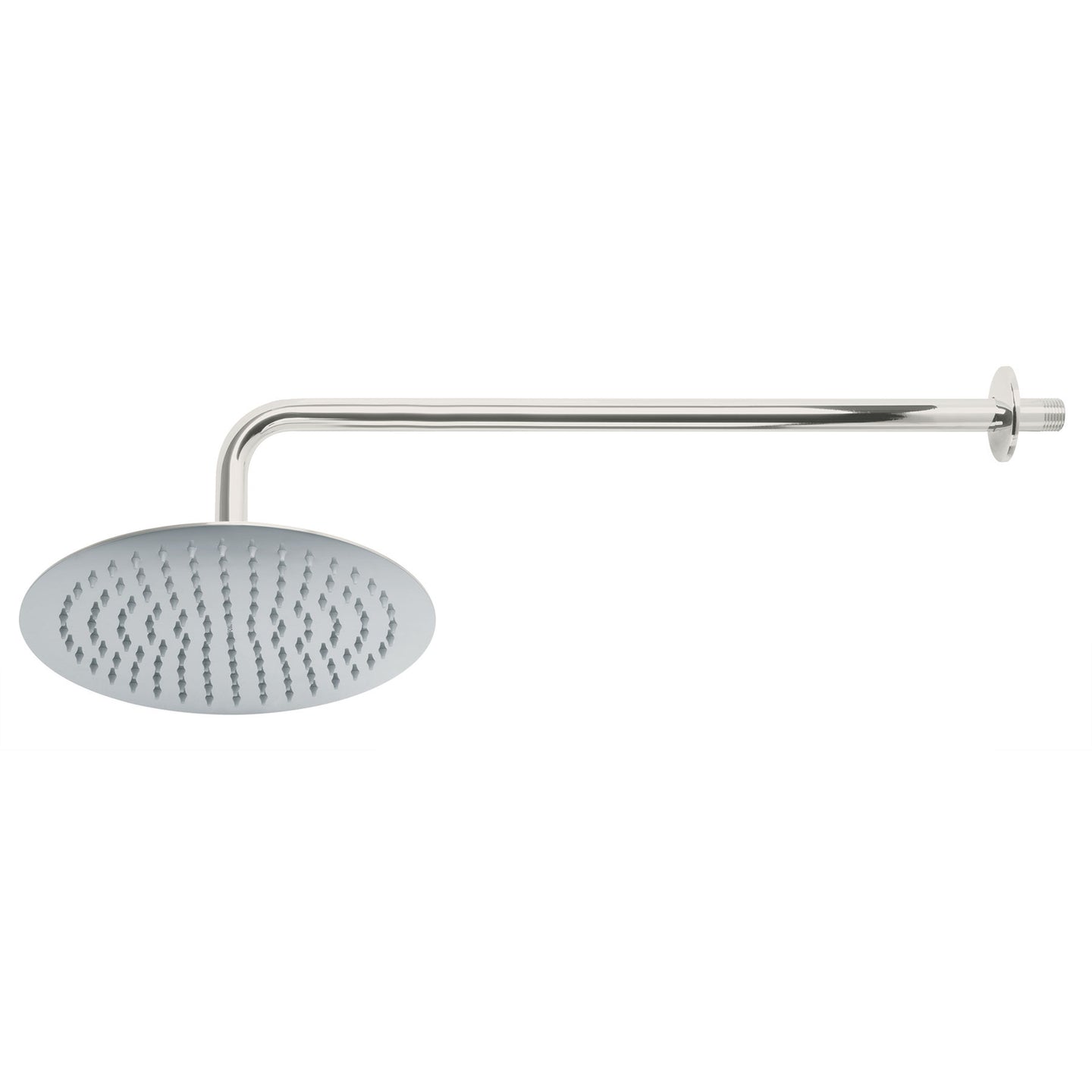 R-311 Regadera plato redondo 10" con brazo, cromo, FOSET RIVIERA