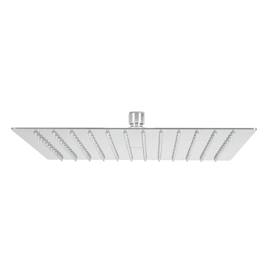 R-312S Regadera plato cuadrado 12" sin brazo, cromo, FOSET RIVIERA