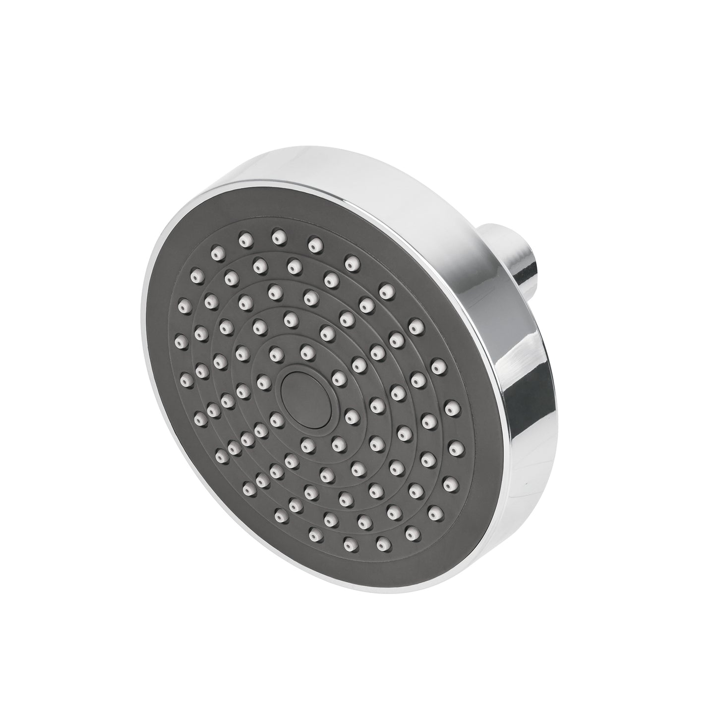 R-402S Regadera redonda de ABS 4-1/4" sin brazo, FOSET BASIC