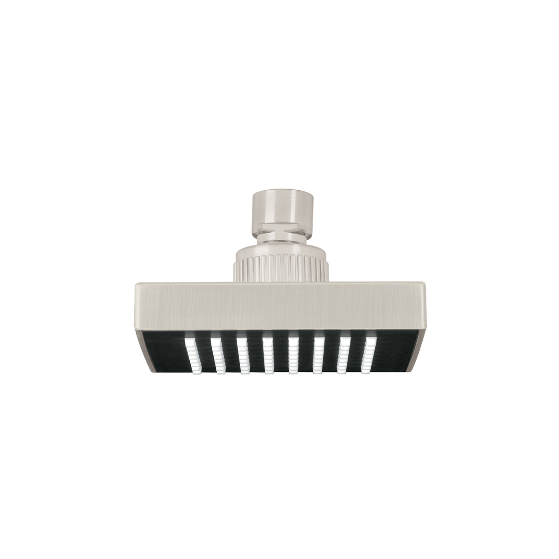 R-403SN Regadera cuadrada 4", ABS, sin brazo, satín, AQUA