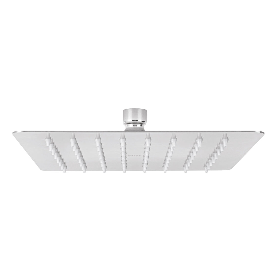 R-415S Regadera cuadrada 8", acero inox, sin brazo, cromo, TÚBIG