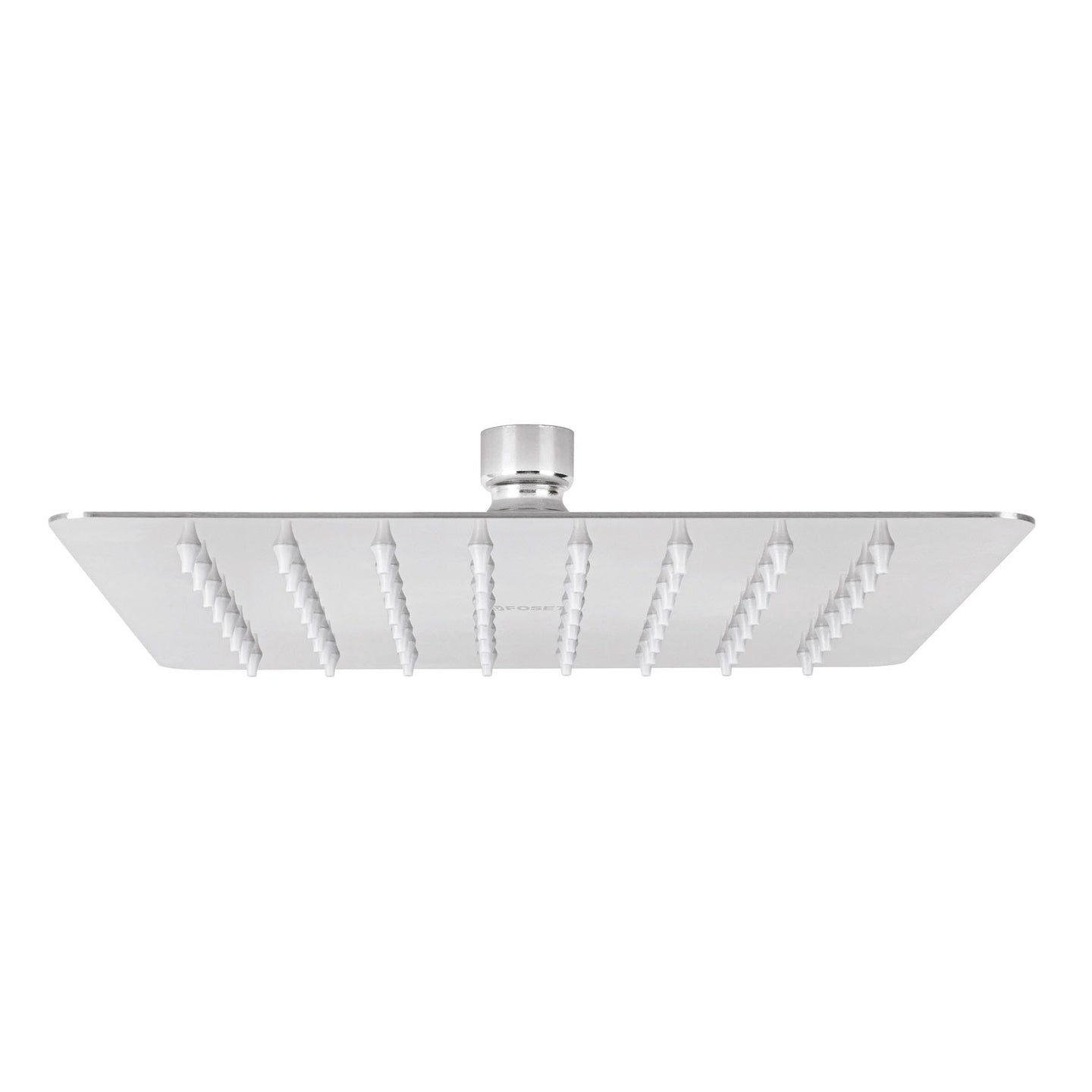 R-415S Regadera cuadrada 8", acero inox, sin brazo, cromo, TÚBIG