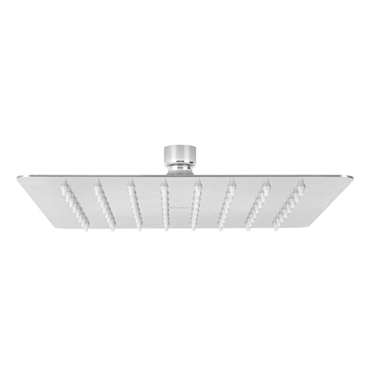 R-415S Regadera cuadrada 8", acero inox, sin brazo, cromo, TÚBIG