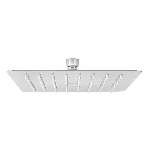 R-415S Regadera cuadrada 8", acero inox, sin brazo, cromo, TÚBIG