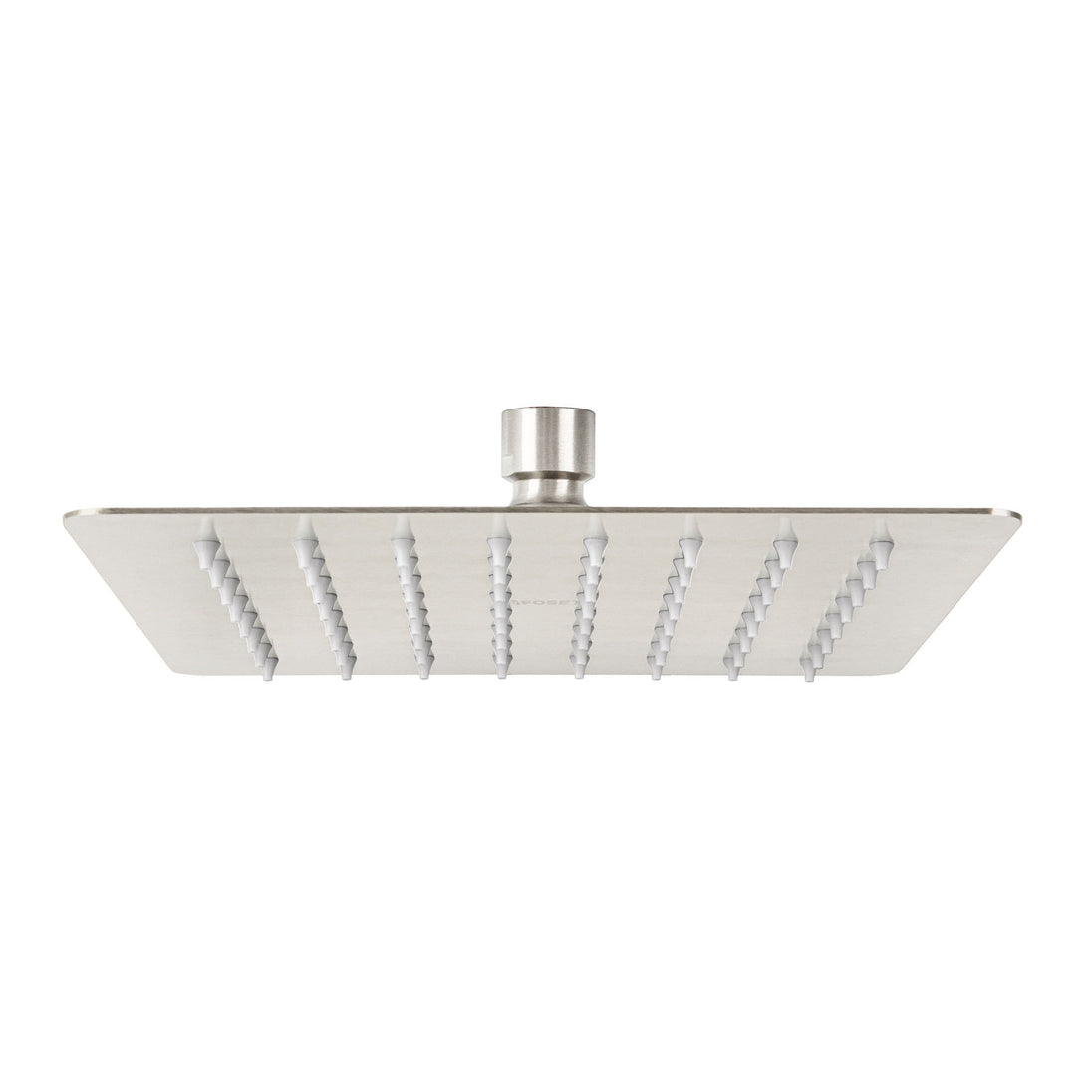 R-415SN Regadera cuadrada 8", acero inox, sin brazo, satín, TÚBIG