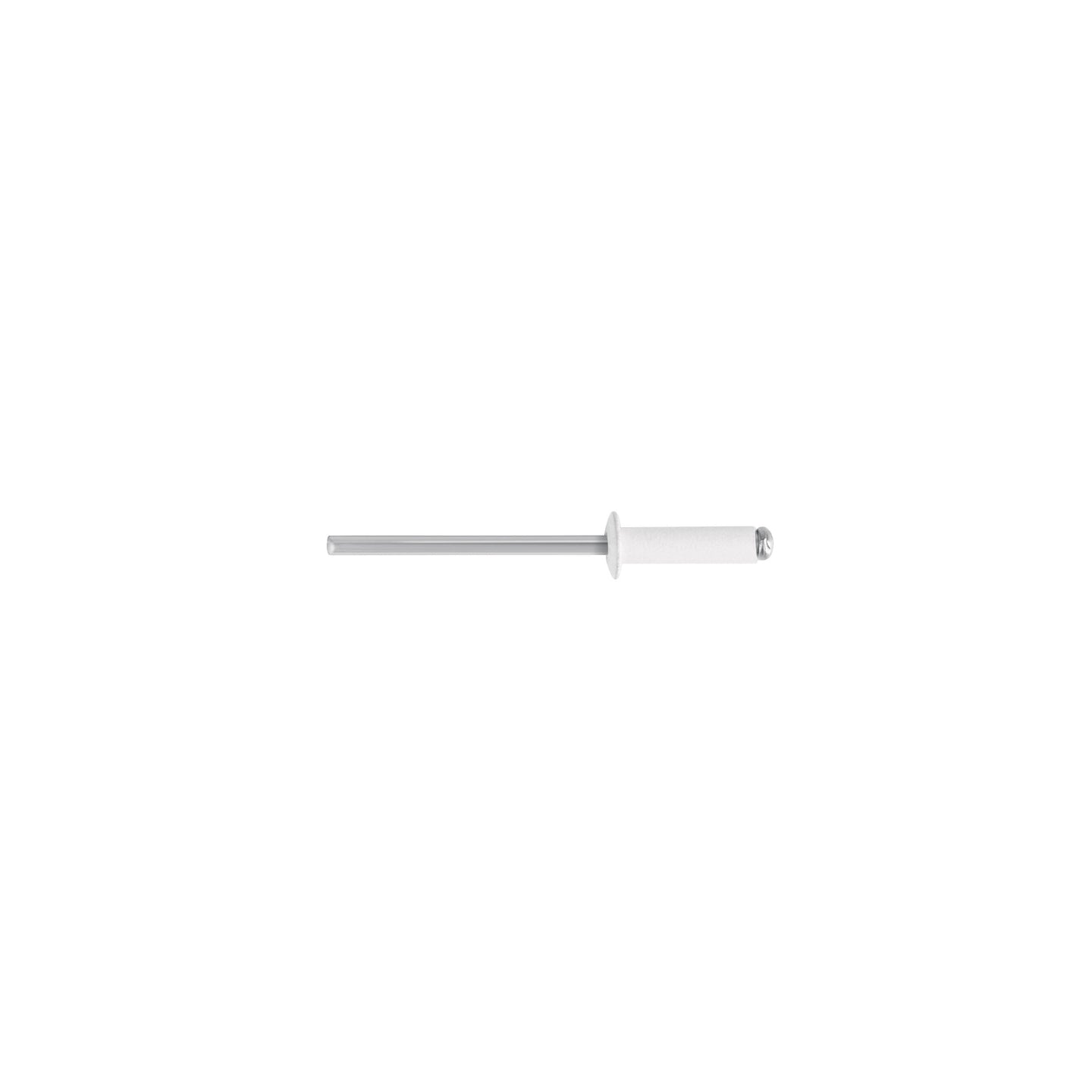 R-46BB Bolsa c/50 remaches 1/8"x3/8" blancos de aluminio, ala 1/4"